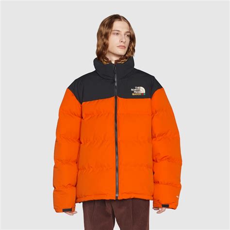 the north face gucci arancione|north face gucci collection prices.